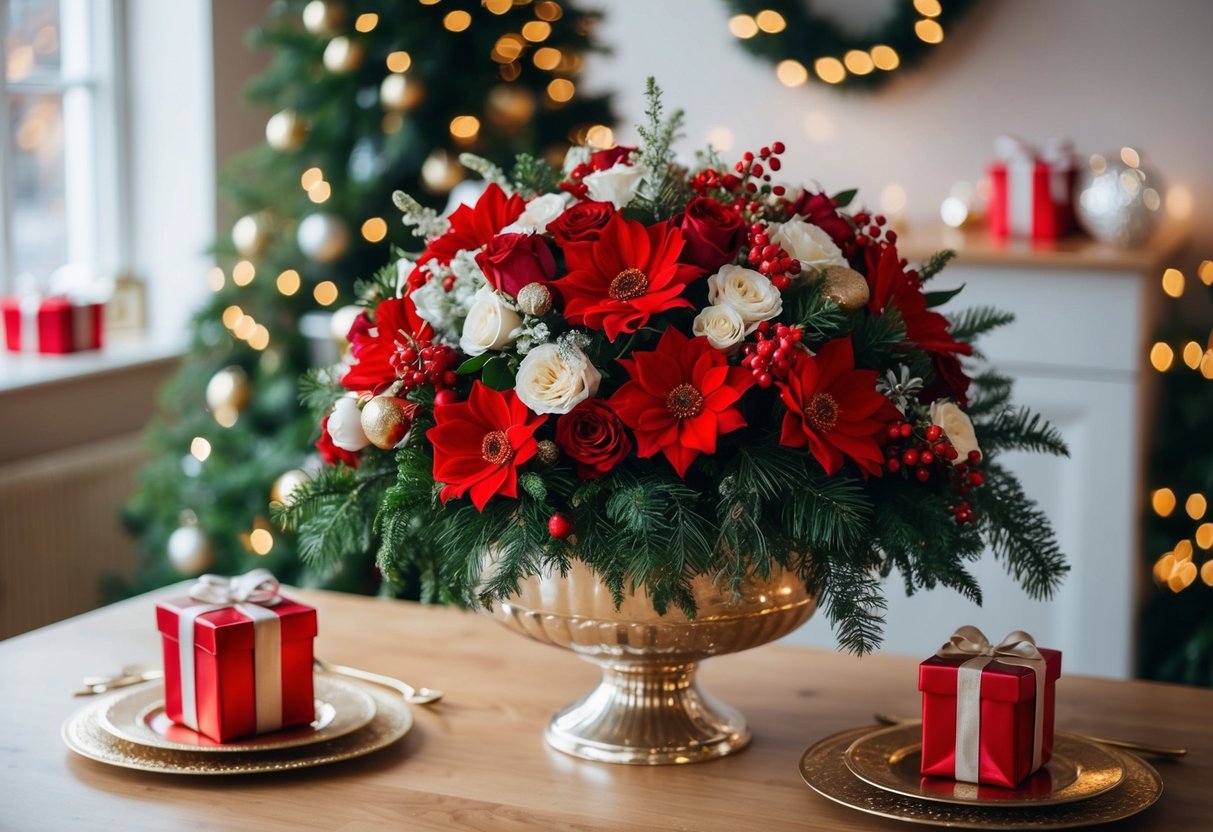 Overrask din partner med en smuk blomsterdekoration til jul